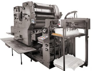 Alte Druckerpresse