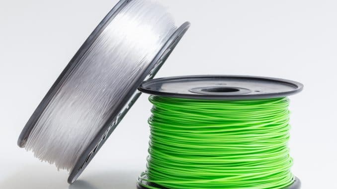 Filament dient als Verbrauchsmaterial für 3D-Drucker und wird meist auf Rollen vertrieben.