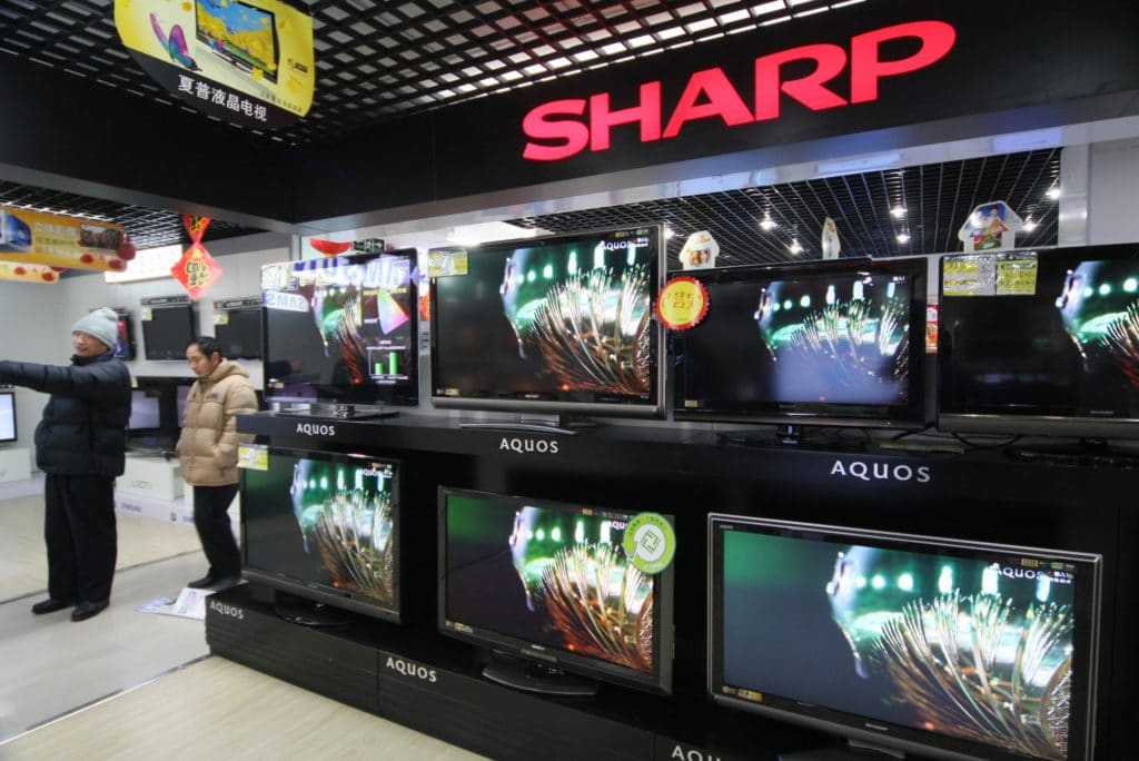 Vor allem in Bezug auf LCD-Technologie konnte sich Sharp einen Namen machen.