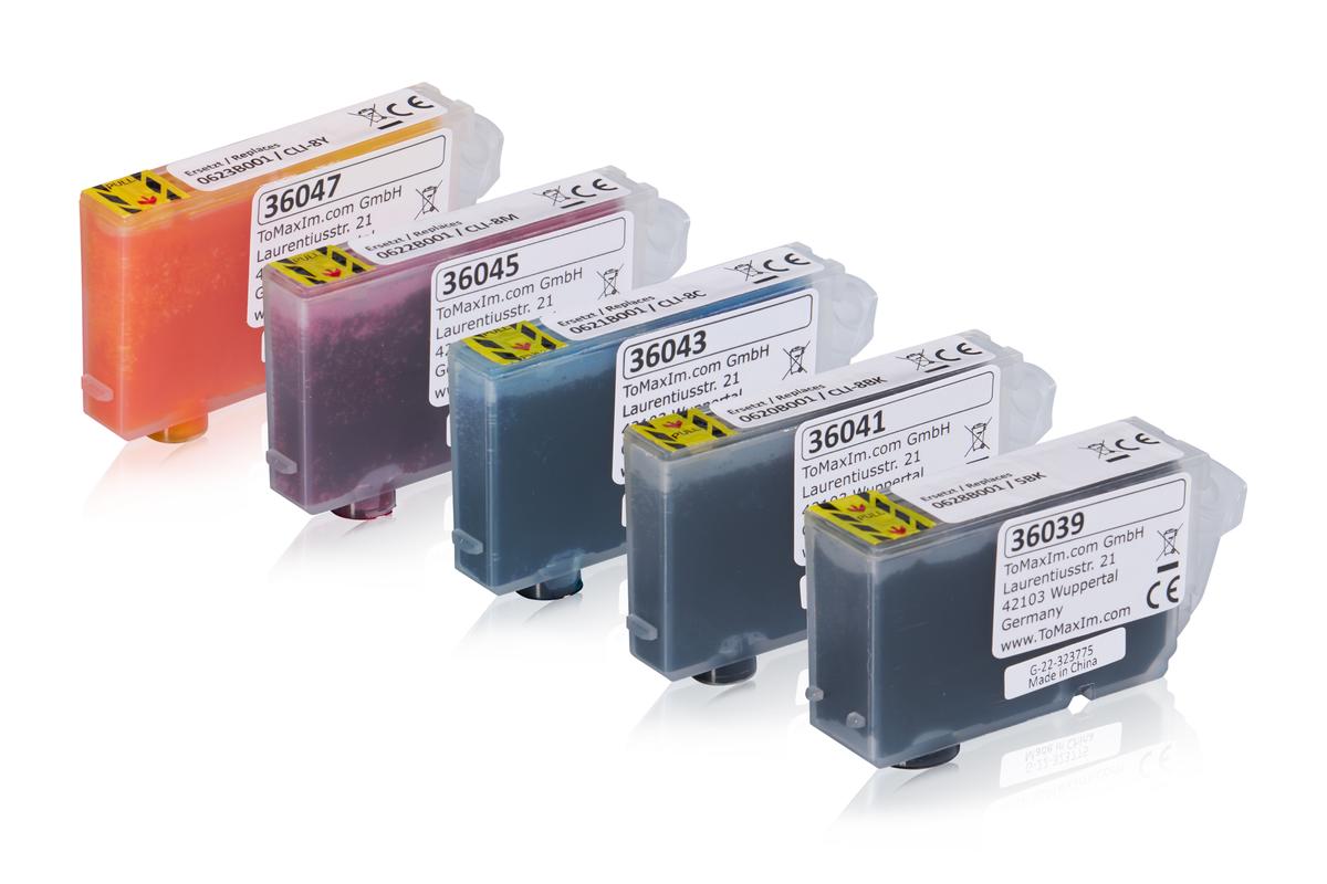 Multipack kompatibel zu Canon PGI-5 / CLI-8 enthält 5x Tintenpatrone