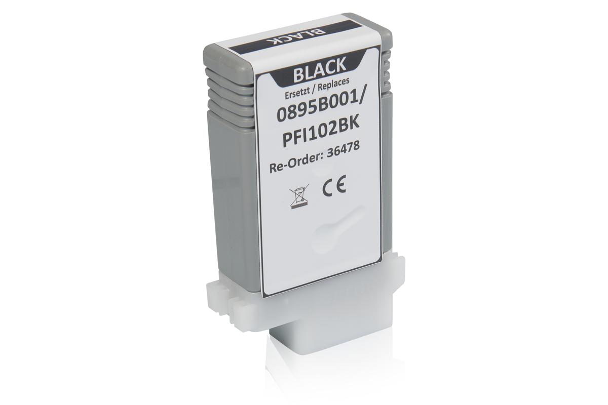 Kompatibel zu Canon 0895B001 / PFI-102BK Tintenpatrone, schwarz