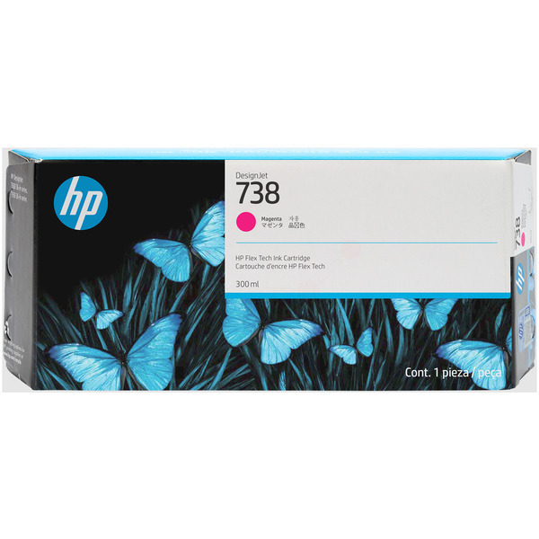 Original HP 676M7A / 738 Tintenpatrone magenta