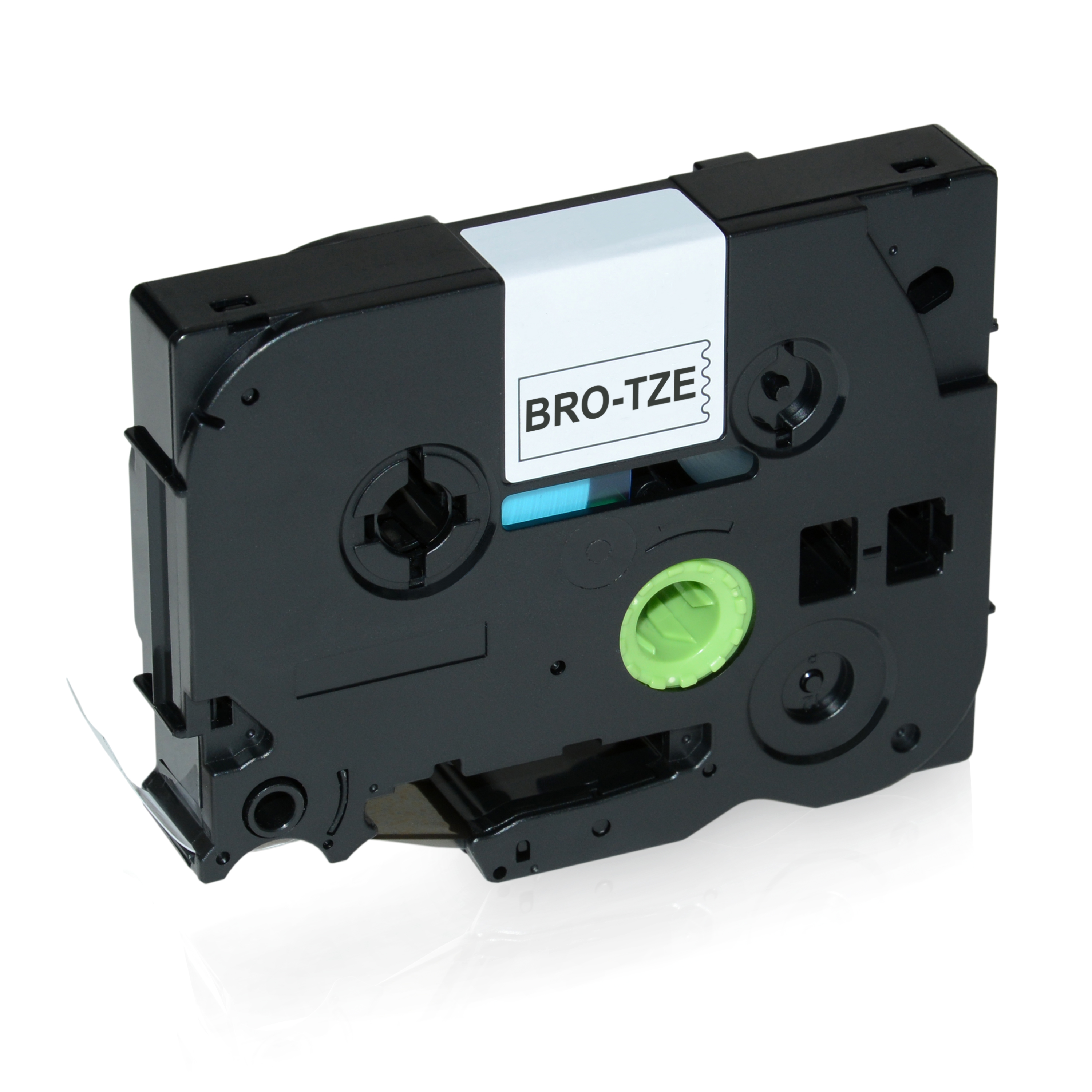 Brother TZEFA3 P-Touch Farbband Textilband blau auf weiss 12mm x 3m Kompatibel
