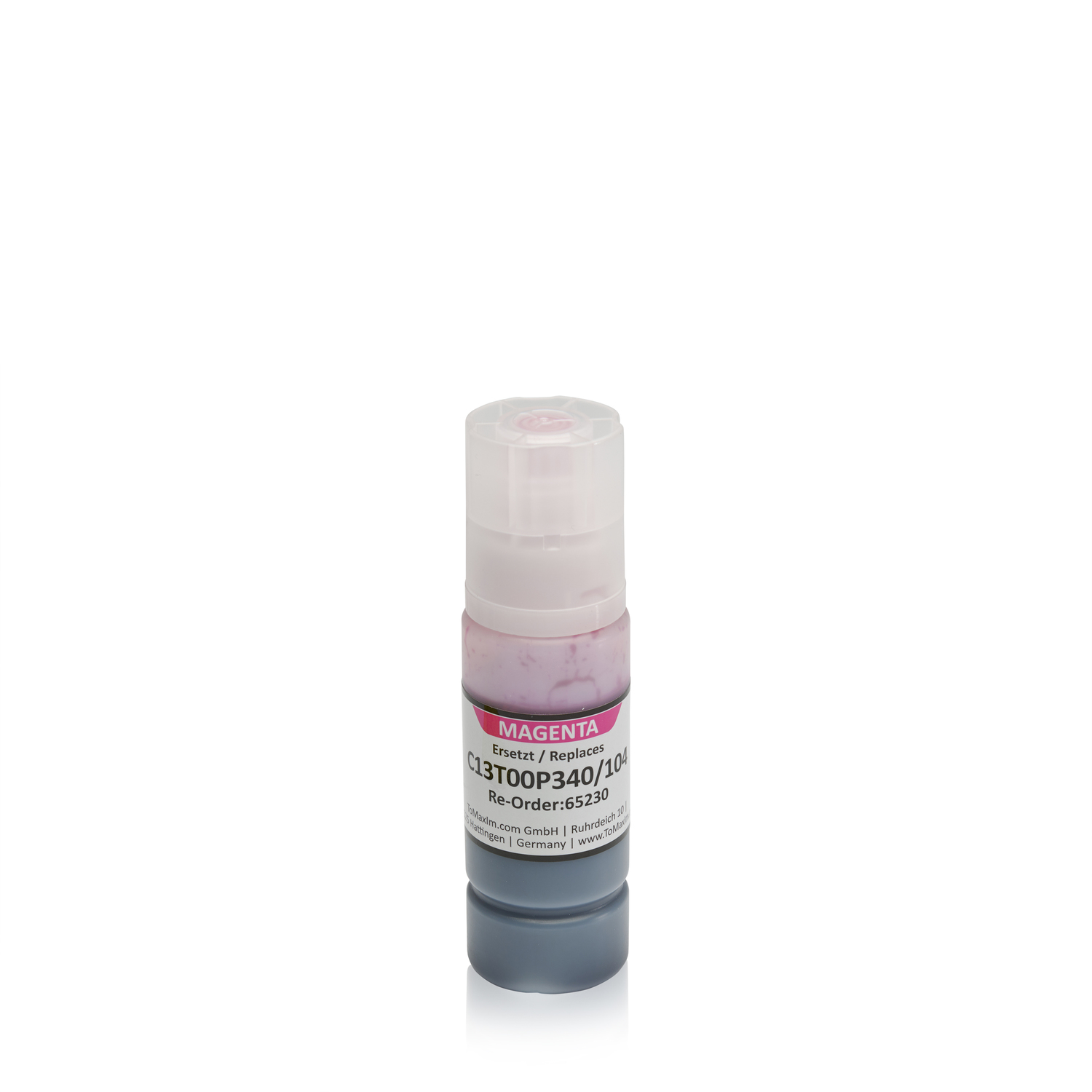 Kompatibel zu Epson C 13 T 00P340 / 104 Flaschentinte, magenta