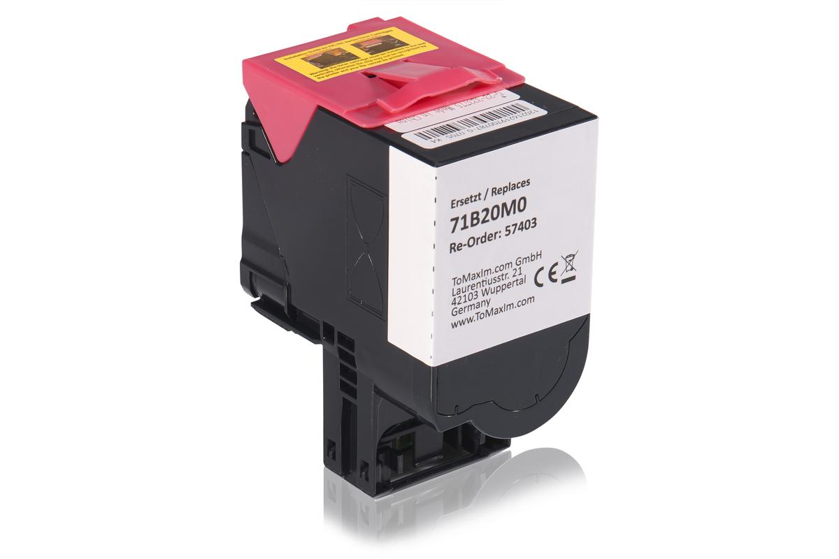 Kompatibel zu Lexmark 71B20M0 Tonerkartusche, magenta