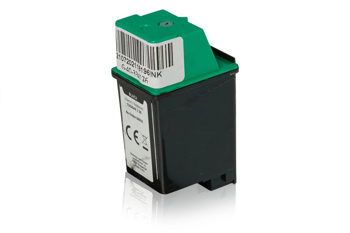Kompatibel zu HP 51626AE / 26 Druckkopfpatrone, schwarz