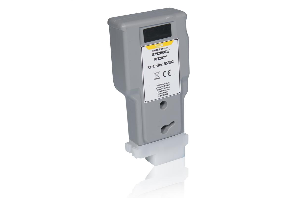 Kompatibel zu Canon 8792B001 / PFI-207Y Tintenpatrone, gelb