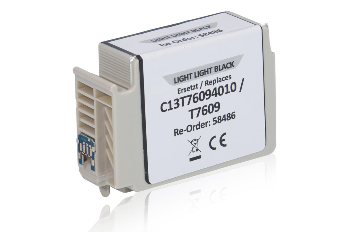 Kompatibel zu Epson C13T76094010 / T7609 Tintenpatrone, schwarz