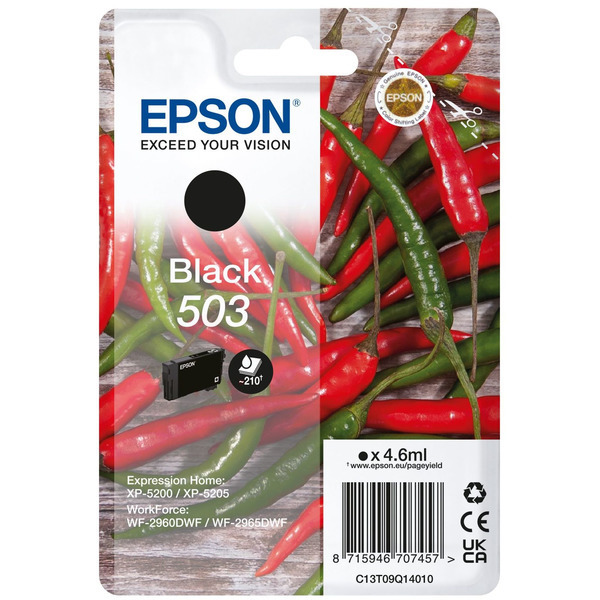 Original Epson C13T09Q14020 / 503 Tintenpatrone schwarz günstig kaufen