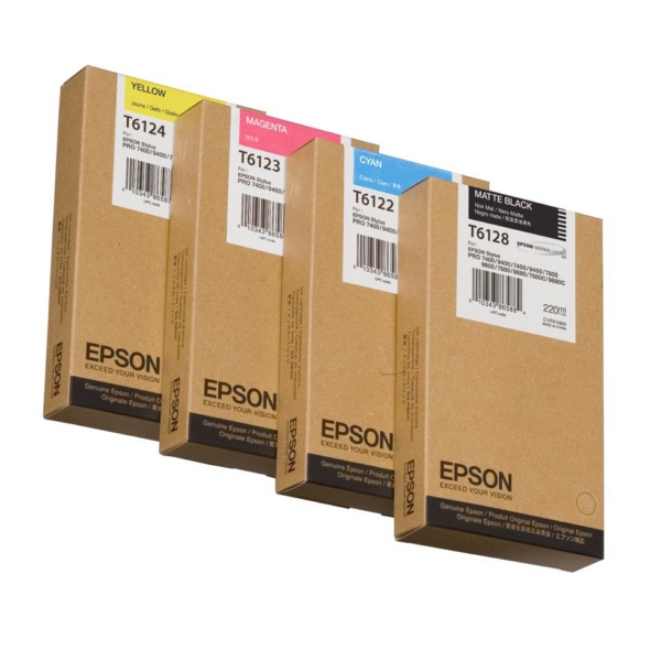 Original Epson C13T 612800 / T6128 Tintenpatrone schwarz matt günstig kaufen