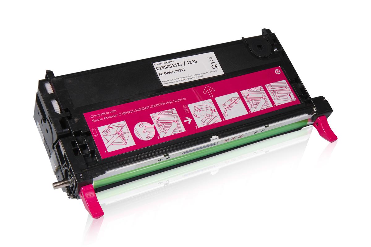 Kompatibel zu Epson C13S051125 / 1125 Tonerkartusche, magenta