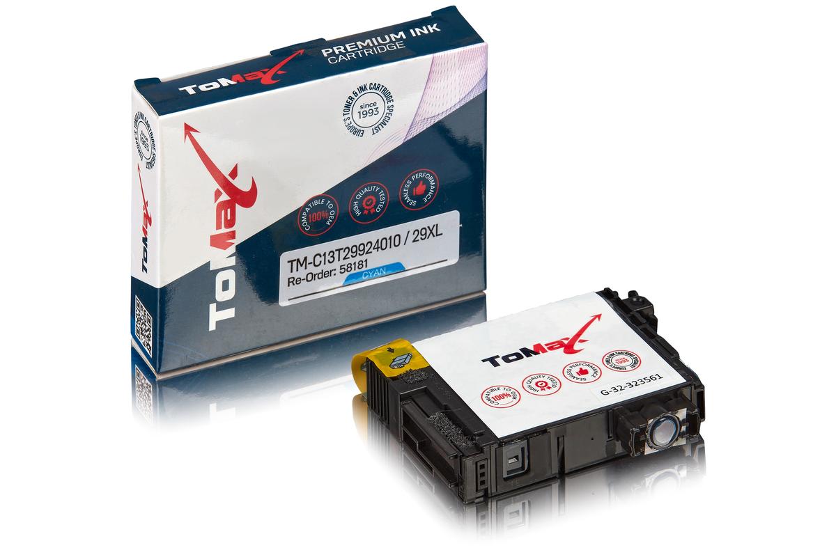 ToMax Premium ersetzt Epson C13T29924010 / 29XL Tintenpatrone Cyan