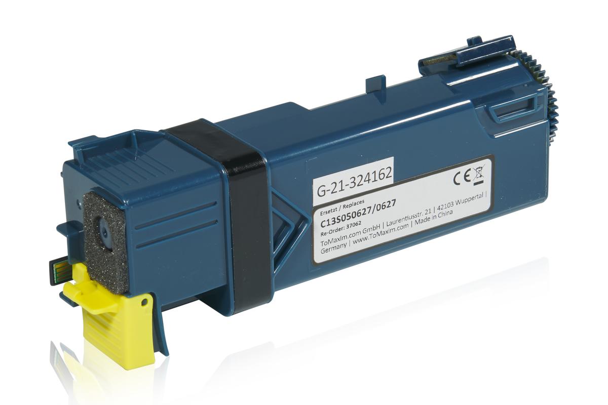 Kompatibel zu Epson C13S050627 / 0627 Tonerkartusche, gelb