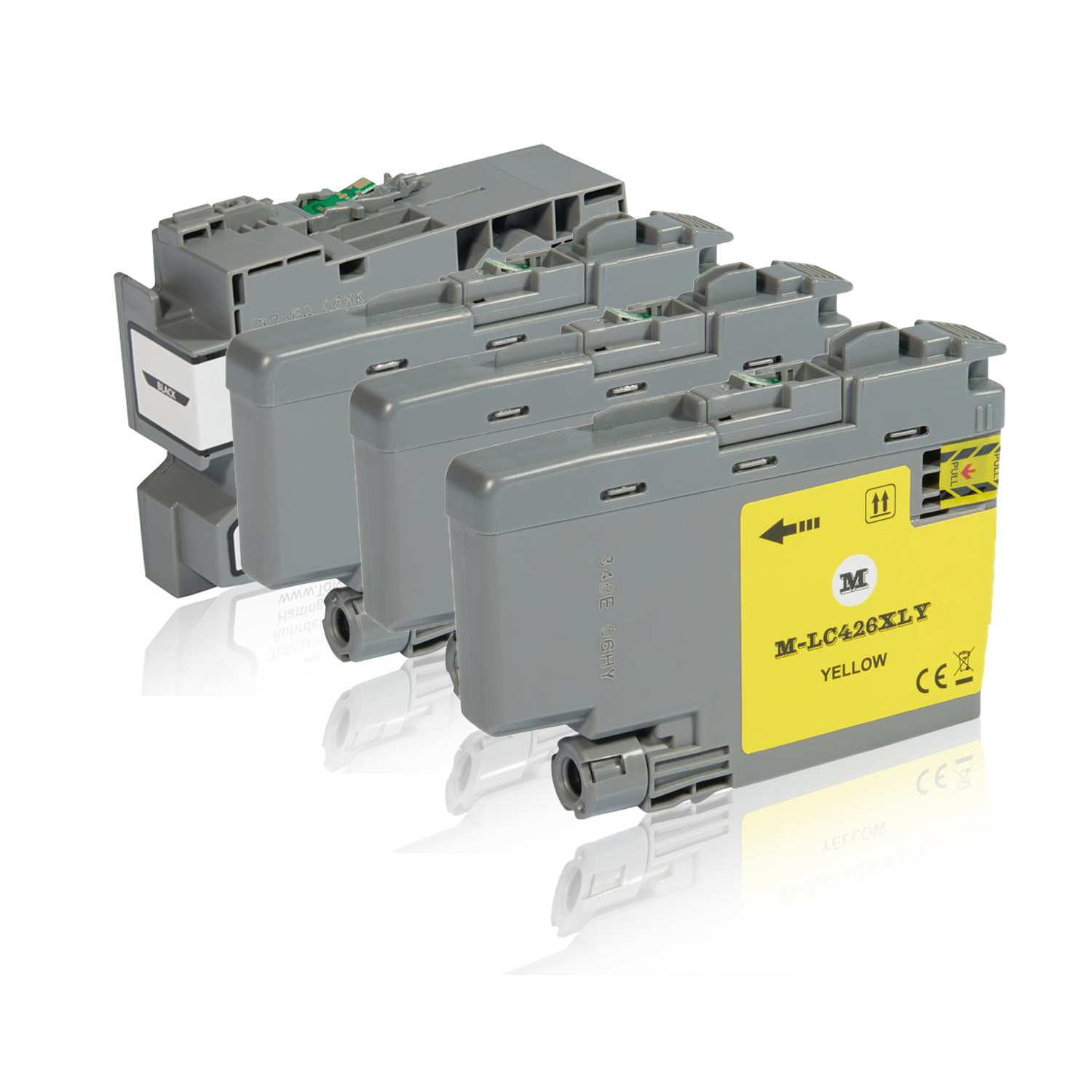 Multipack kompatibel zu Brother LC-426XLBK enthält 1xBK, 1xC, 1xM, 1xY