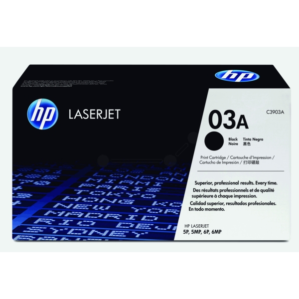 Original HP C3903A / 03A Toner schwarz