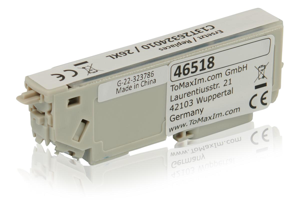 Kompatibel zu Epson C13T26324010 / 26XL Tintenpatrone, cyan