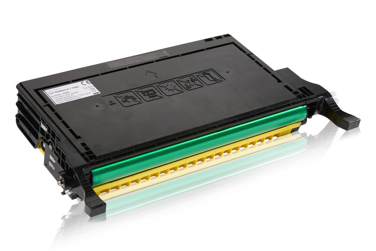 Kompatibel zu Samsung CLP-Y660B/ELS / Y660 Tonerkartusche, gelb