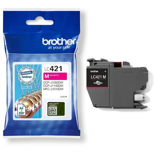 Original Brother LC421M Tintenpatrone magenta