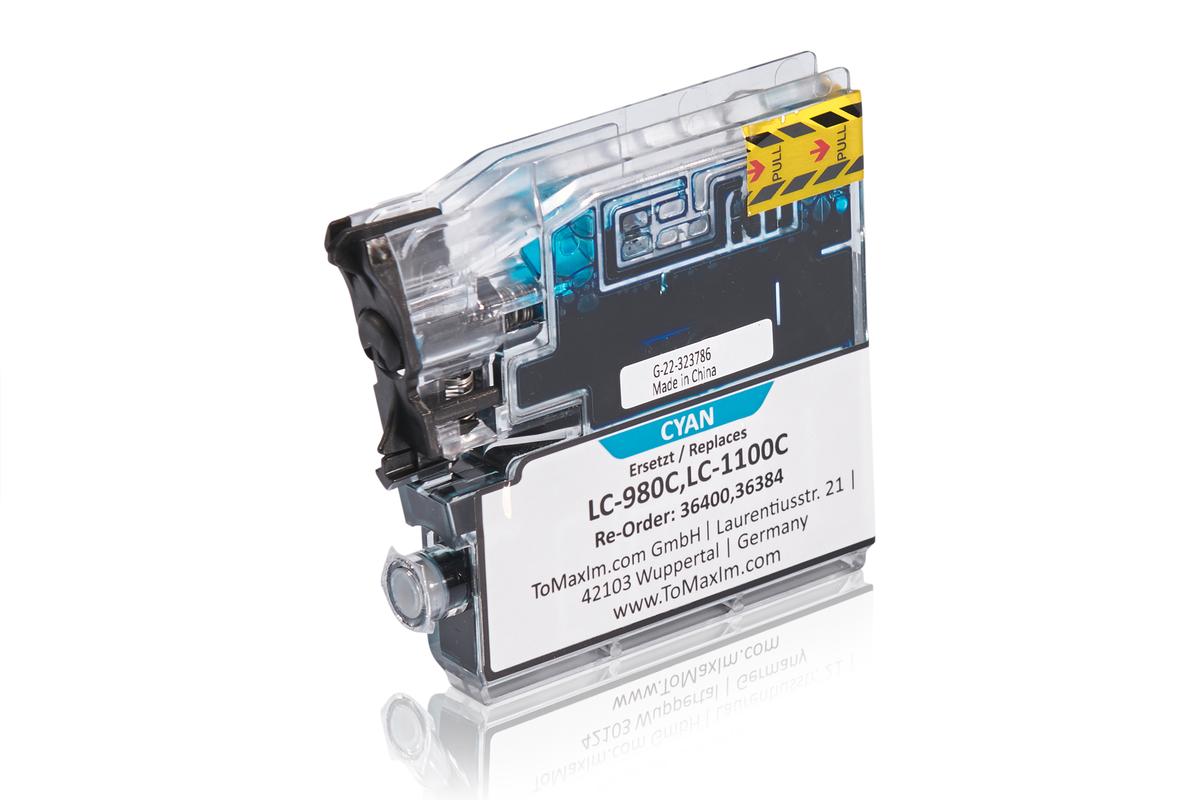 Kompatibel zu Brother LC-980C XL Tintenpatrone, cyan