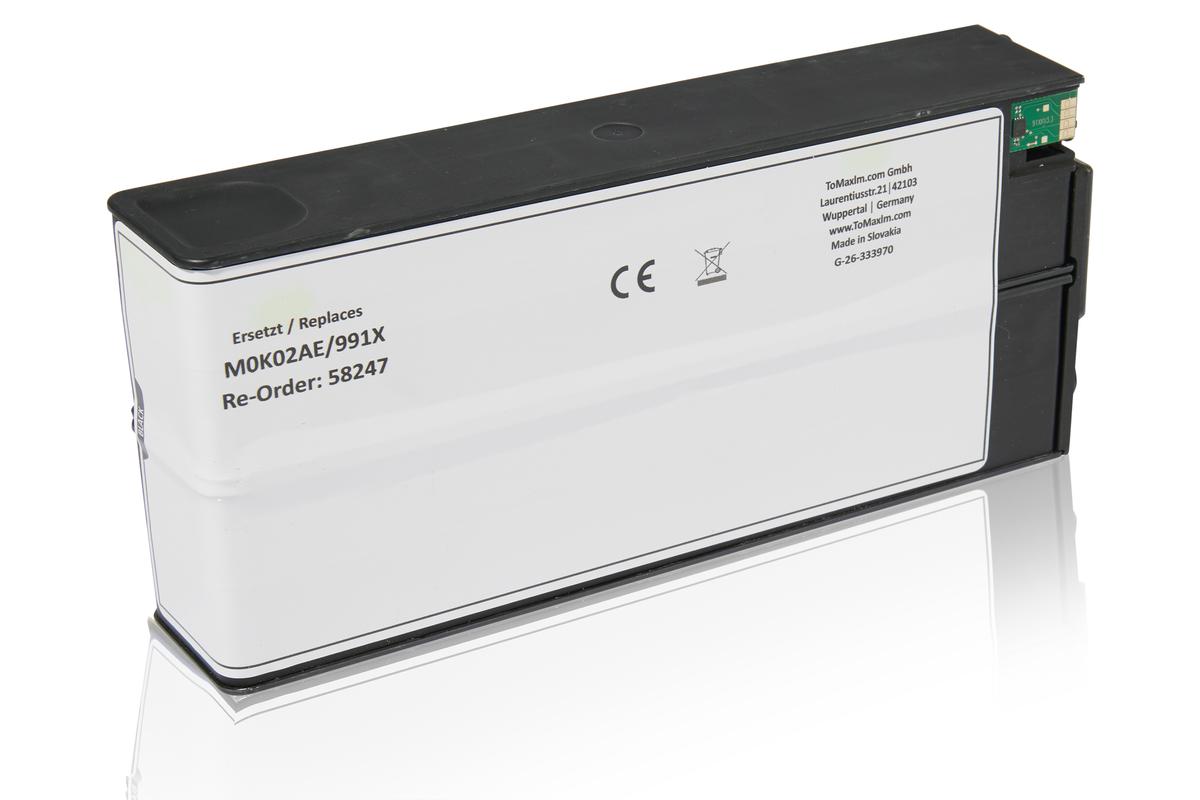Kompatibel zu HP M0K02AE / 991X Tintenpatrone, schwarz