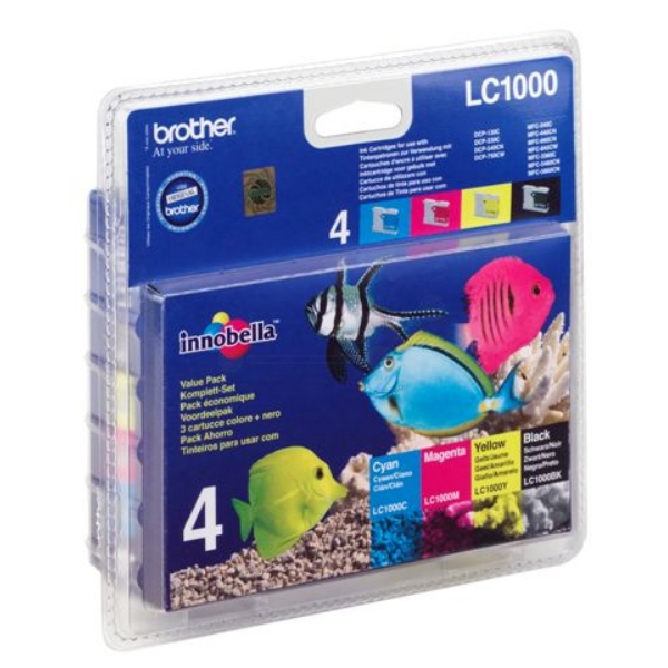 Original Brother LC1000VALBPDR Tintenpatrone MultiPack