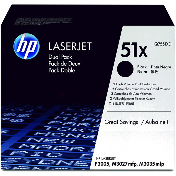 Original HP Q7551XD / 51XD Toner schwarz