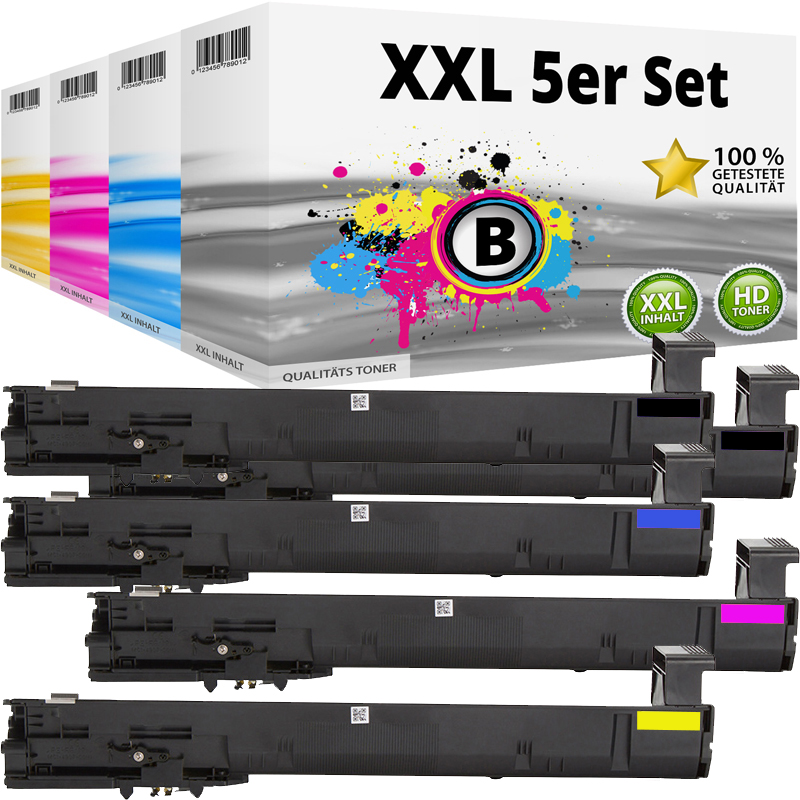 Multipack Kompatibel zu HP 827A CF300A enthält 5x Toner