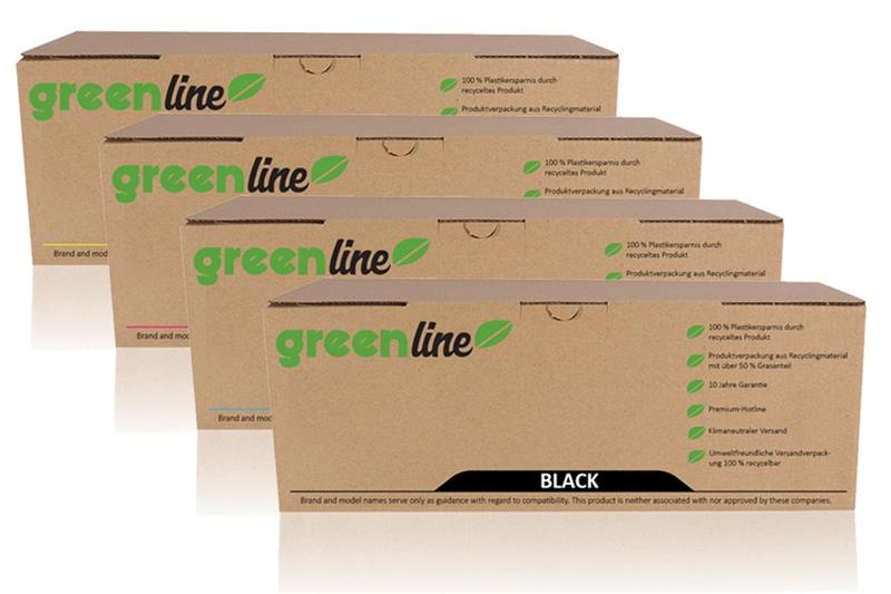 greenline Multipack kompatibel zu Brother TN-426 BK enthält 4x Tonerkartusche