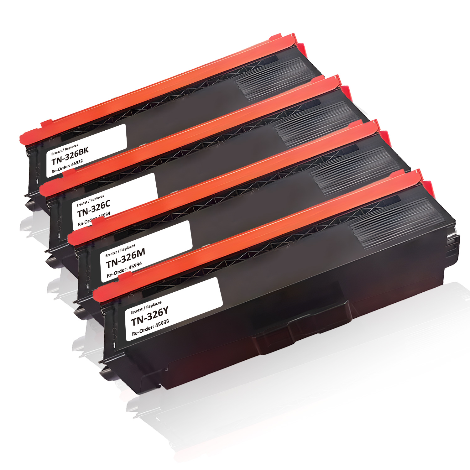 Multipack kompatibel zu Brother TM-326 enthält 4x Tonerkartusche