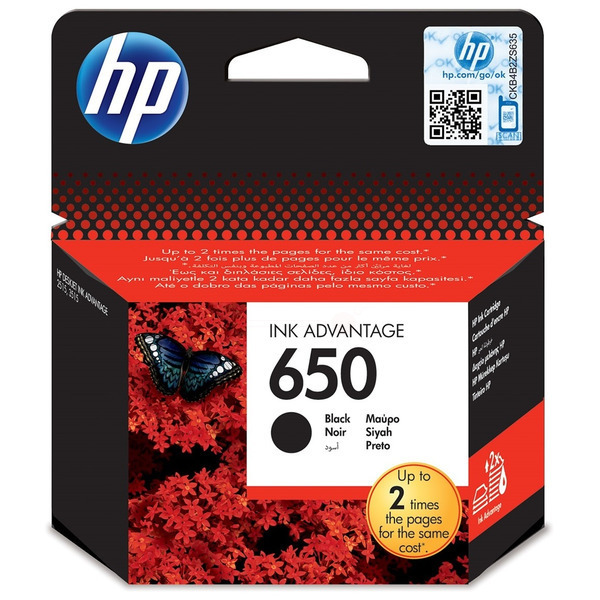 Original HP CZ101AE / 650 Druckkopfpatrone schwarz