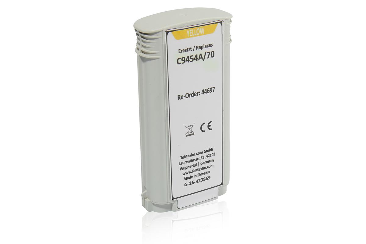 Kompatibel zu HP C9454A / 70 Tintenpatrone, gelb