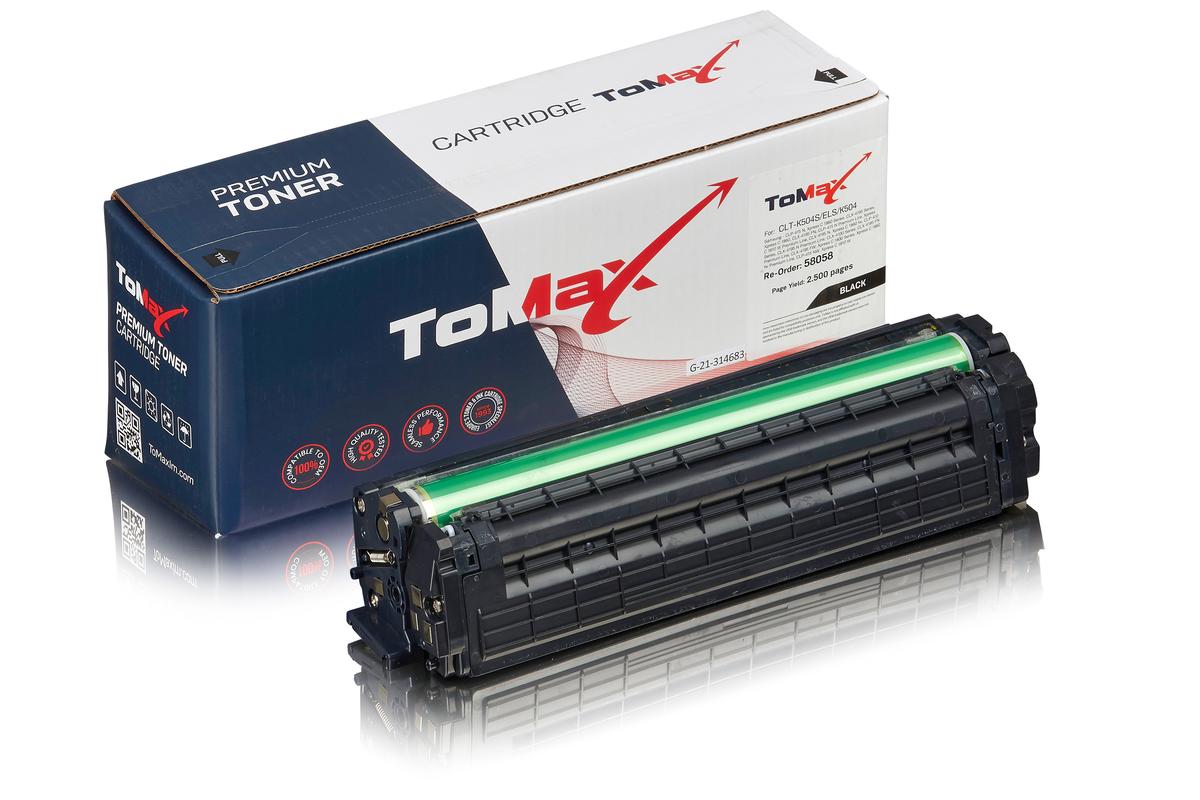 ToMax Premium ersetzt Samsung CLT-K504S/ELS / K504S Toner Schwarz