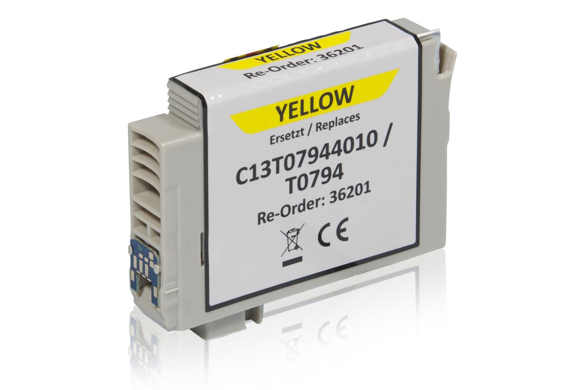Kompatibel zu Epson C13T07944010 / T0794 Tintenpatrone, gelb