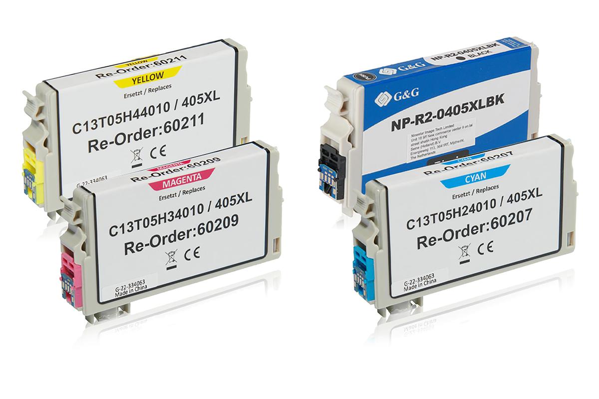 Kompatibel zu Epson C 13 T 05H64010 / 405 XL Tintenpatrone, multipack