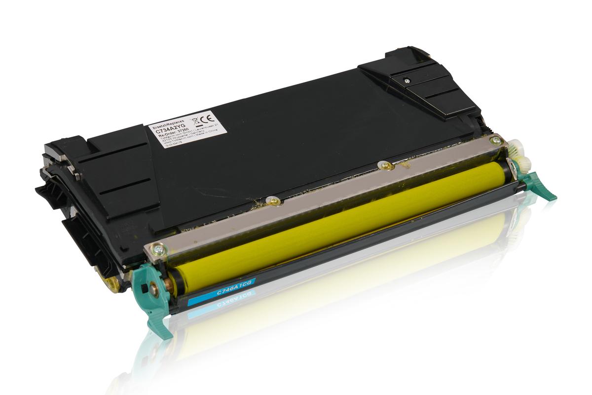 Kompatibel zu Lexmark C734A2YG Tonerkartusche, gelb