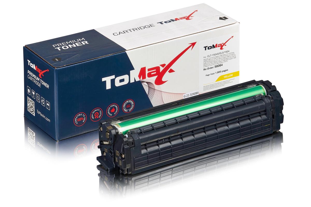 ToMax Premium ersetzt Samsung CLT-Y504S/ELS / Y504S Toner Gelb