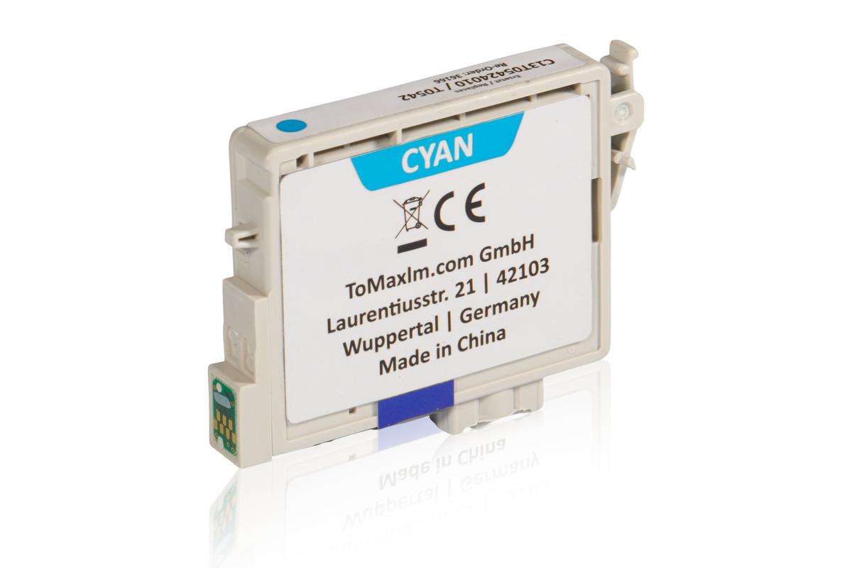 Kompatibel zu Epson C13T05424010 / T0542 Tintenpatrone, cyan