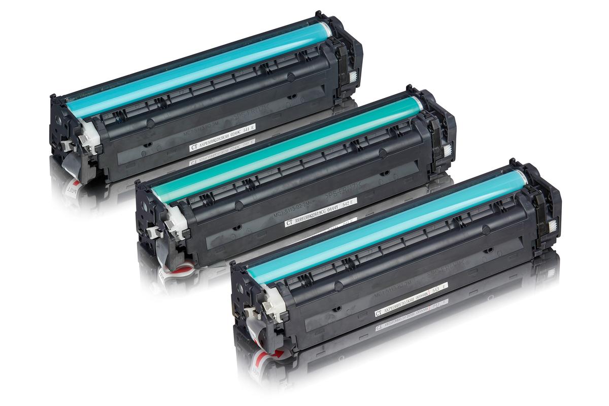 Multipack kompatibel zu HP CB540A + CF373AM enthält 4x Tonerkartusche