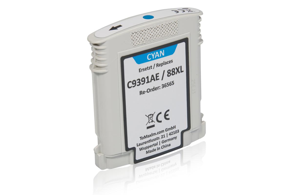 Kompatibel zu HP C9391AE / 88XL Tintenpatrone, cyan