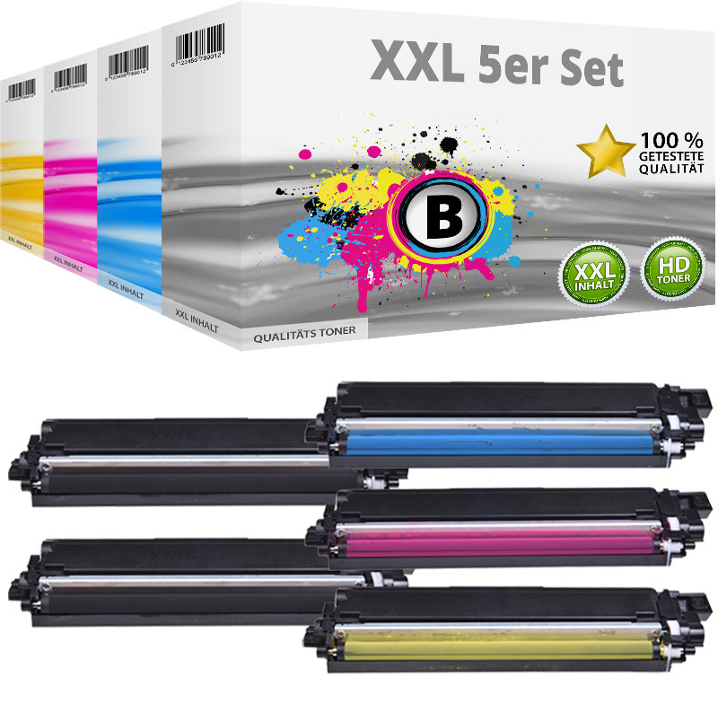 Multipack Kompatibel zu Brother TN-248XL enthält 5x Toner