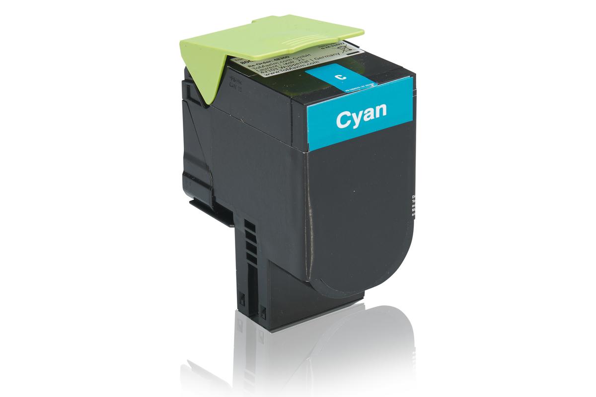 Kompatibel zu Lexmark 80C2SC0 / 802SC Tonerkartusche, cyan
