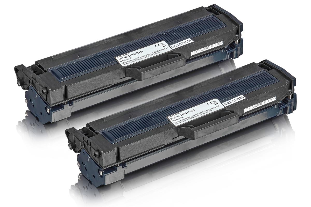 Sparset kompatibel zu Samsung MLT-D 111 L/ELS / 111L enthält 2x Tonerkartusche