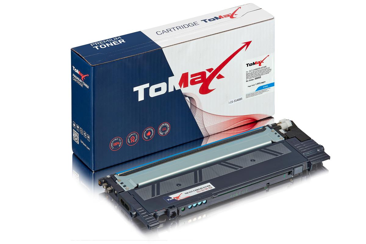 ToMax Premium ersetzt Samsung CLT-C406S/ELS / C406 Toner, cyan