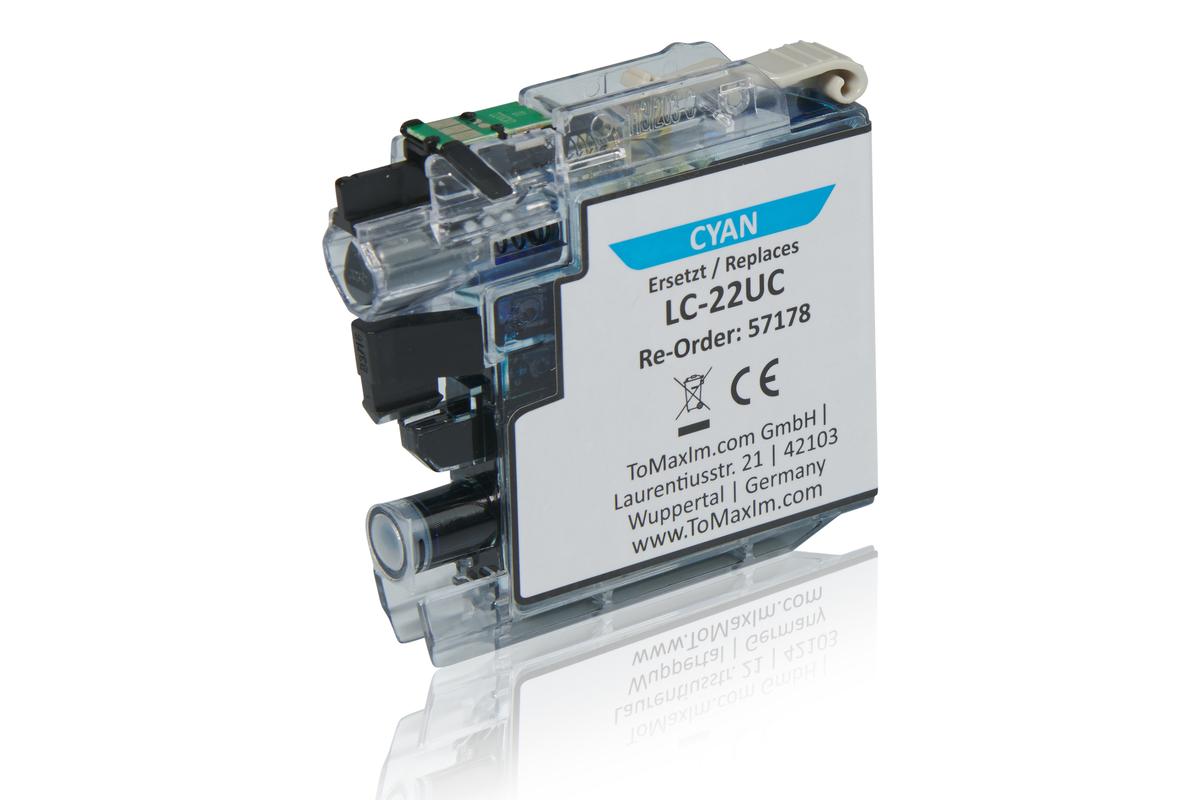 Kompatibel zu Brother LC-22UC Tintenpatrone, cyan