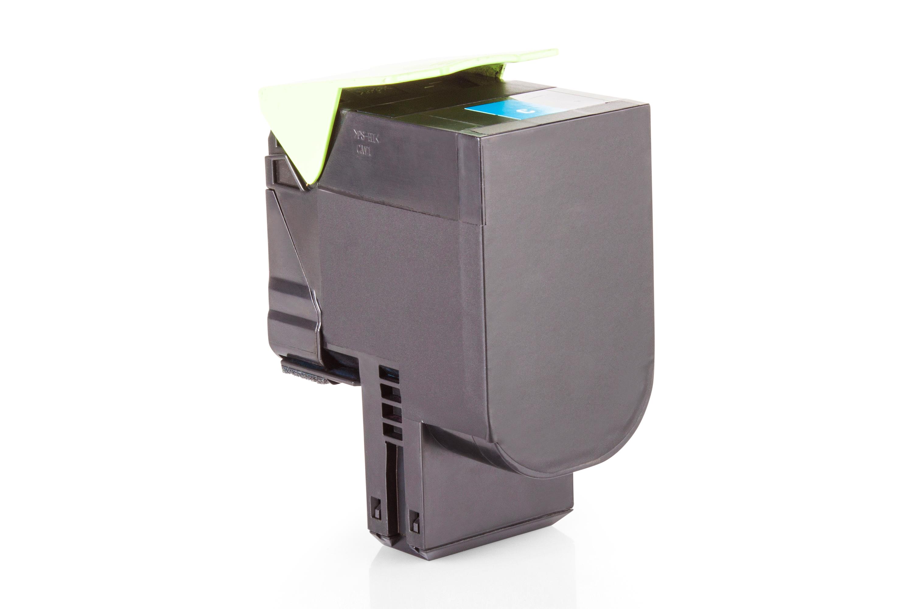 Kompatibel zu Lexmark 80C0S20 / 800S2 Tonerkartusche, cyan Kompatibel zu Lexmark 80C0S20 / 800S2 Tonerkartusche, cyan