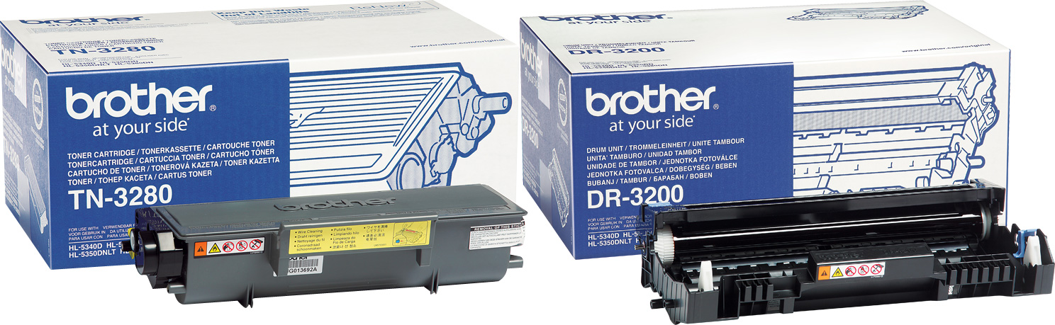 Original Brother Toner TN-3280 + DR-3200 Trommel