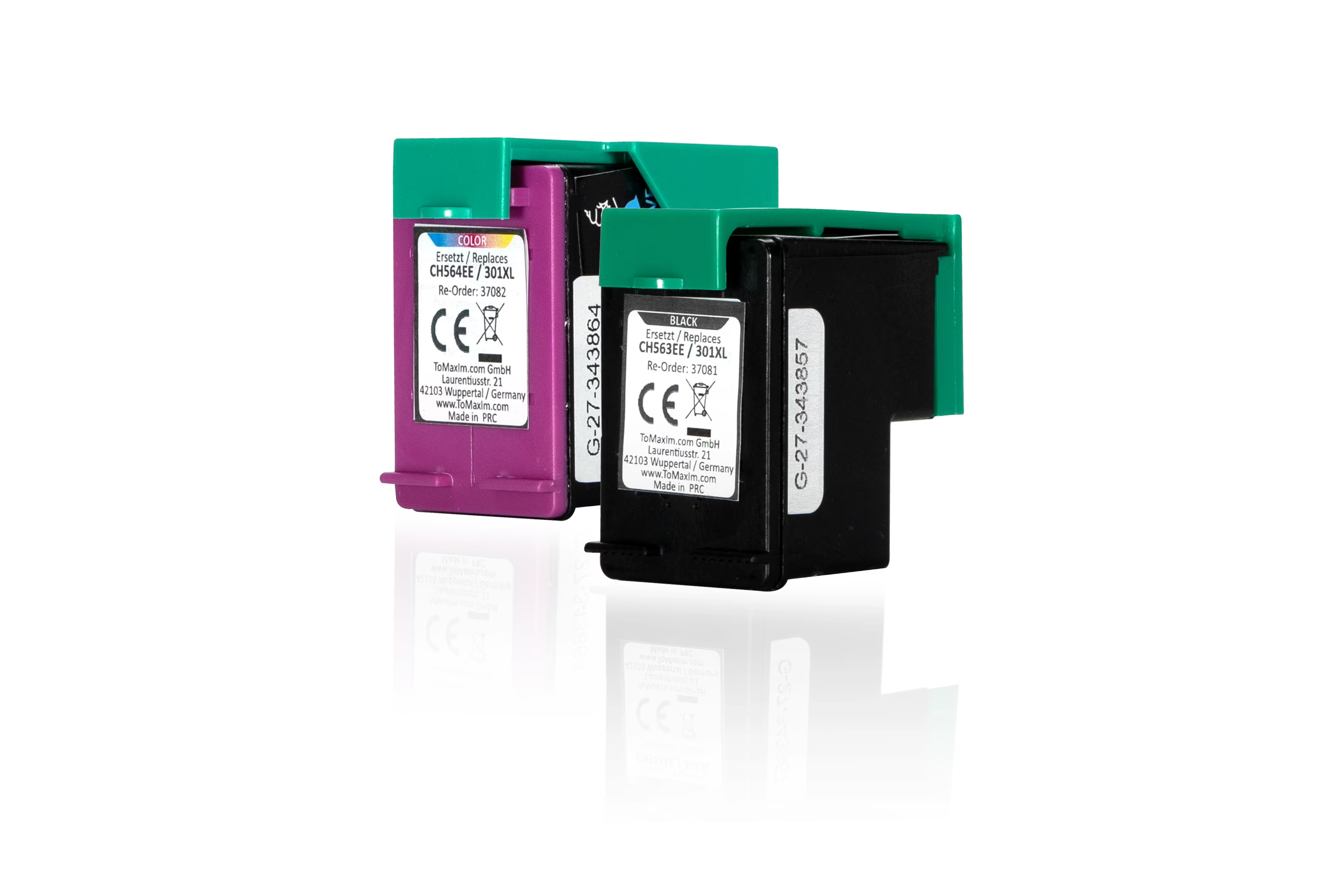 Kompatibel zu HP N9J72AE / 301 Druckkopfpatrone, multipack