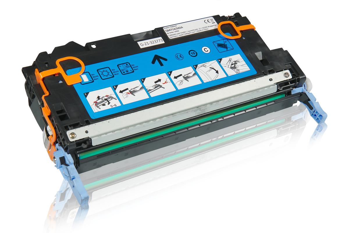 Kompatibel zu HP Q6471A / 502A Tonerkartusche, cyan