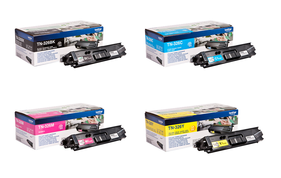 Original Brother Toner TN-326 Set Mehrfarbig