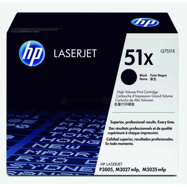 Original HP Q7551XC / 51X Toner schwarz